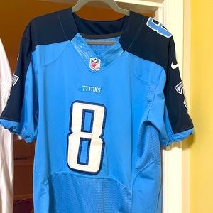 Marcus Mariota Tennessee Titans #8 Nike On Field NFL Jersey Mens M Football Game